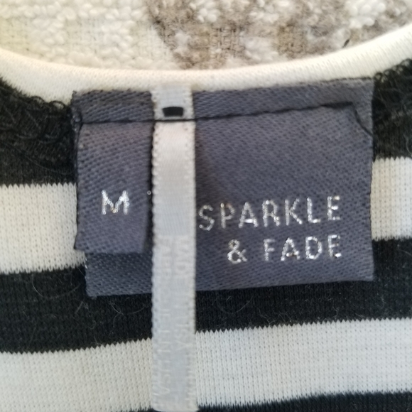 Urban Outfitters Sparkle & Fade Striped Skater Dress - Picture 4 of 4